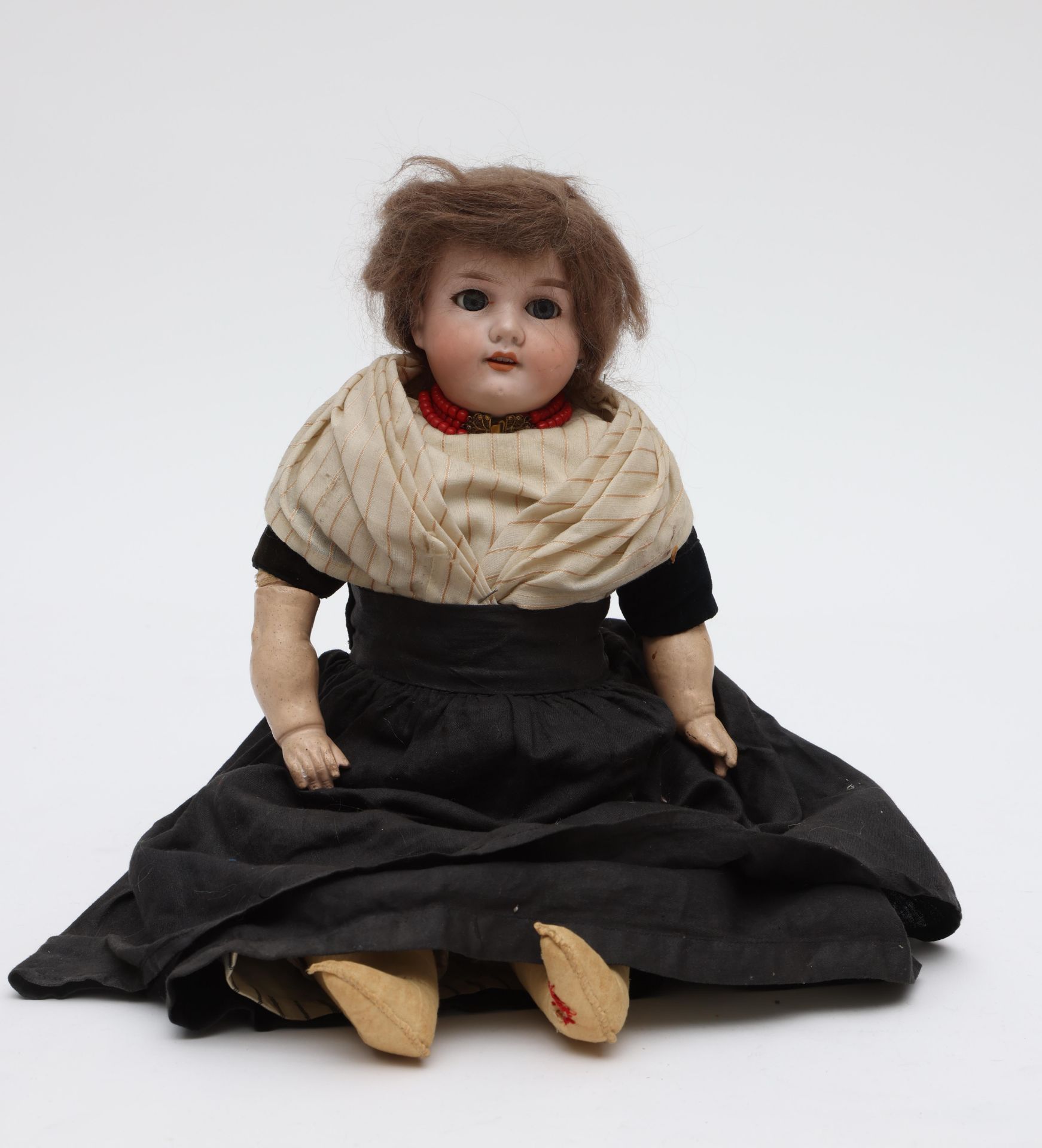 Duitsland, pop met porseleinen hoofd, 19e eeuw;