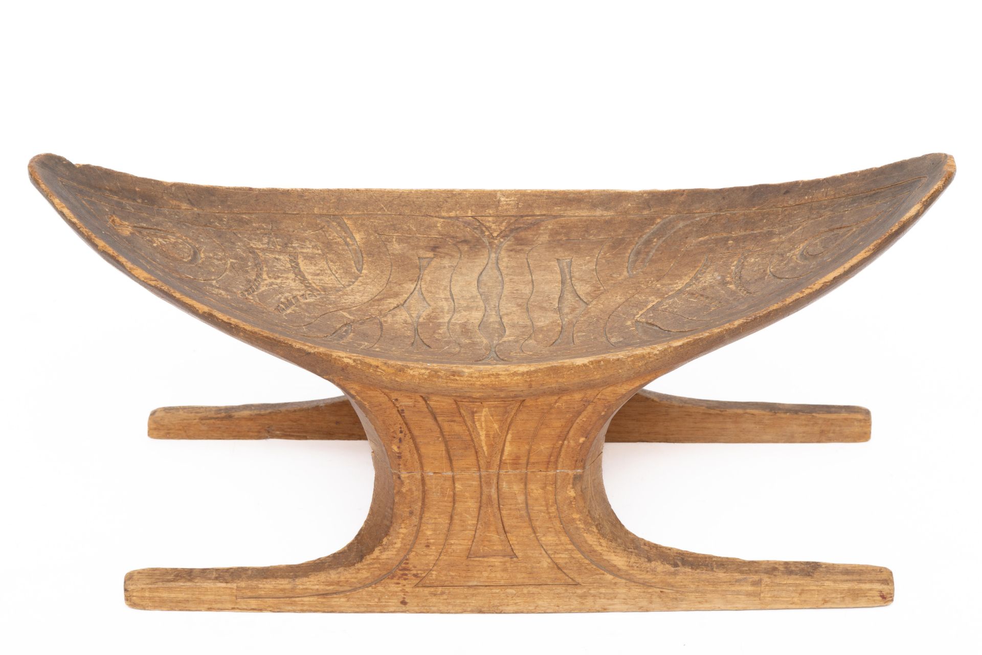 Surinam, Maroon, carved wooden stool - Image 2 of 2