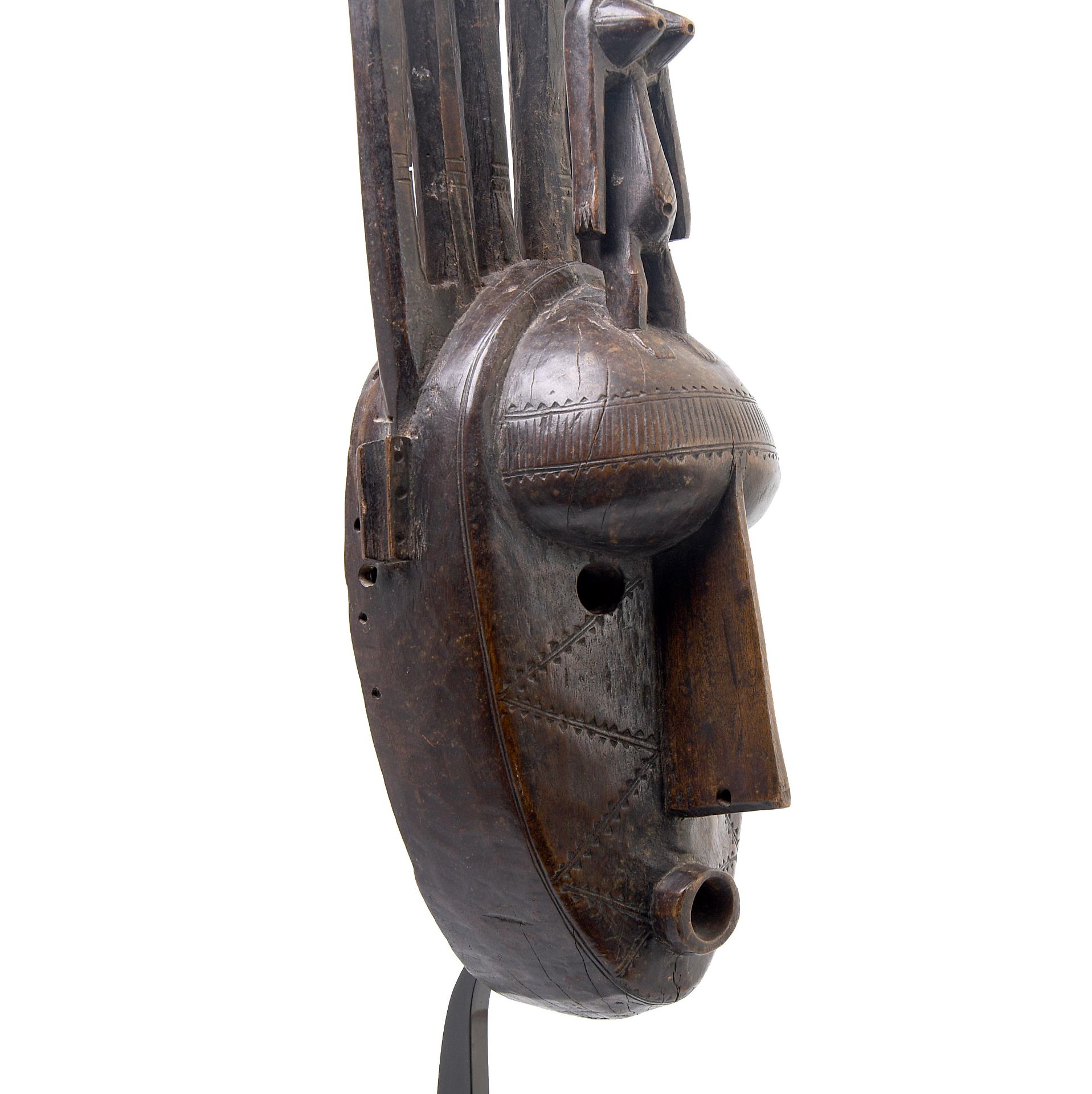 Mali, a Bamana style ntomo mask. - Image 2 of 6