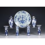 China, collectie blauw-wit porselein, 18e-19e eeuw,