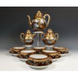 Japan, Satsuma porcelain tea-service, early 20th century,