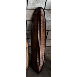 D.R. Congo, Mongo, a narrow wicker work shield