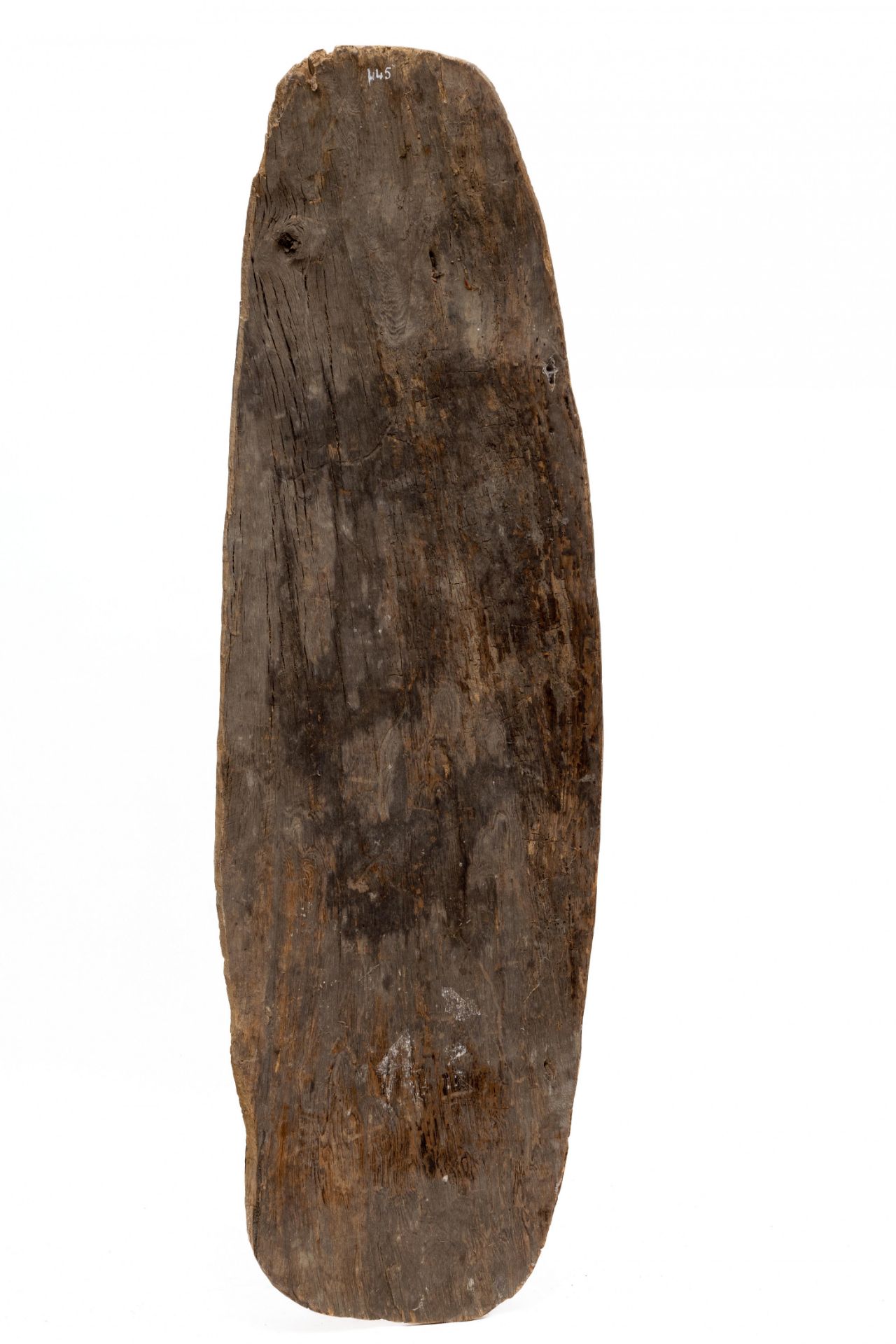 P.N. Guinea, Upper Sepik, a carved wooden panel - Image 2 of 2