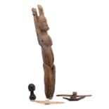 A collection of five various Tribal objects;