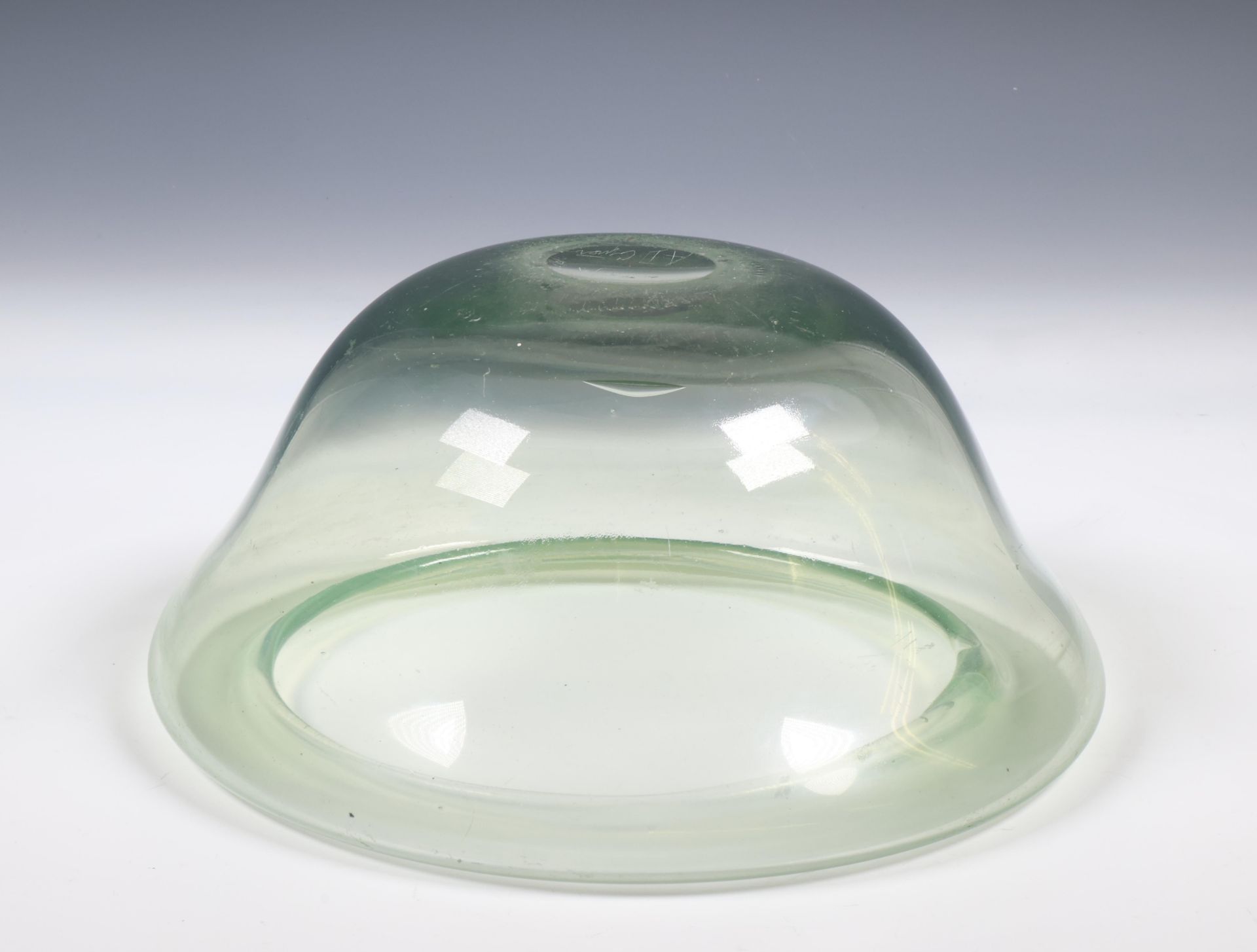 A. D. Copier (1901-1991), Unica glazen schaal, Glasfabriek Leerdam, 1946; - Image 3 of 4