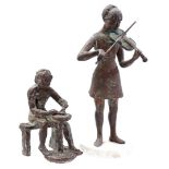 Bronze sculptures