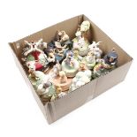 Box various figurines