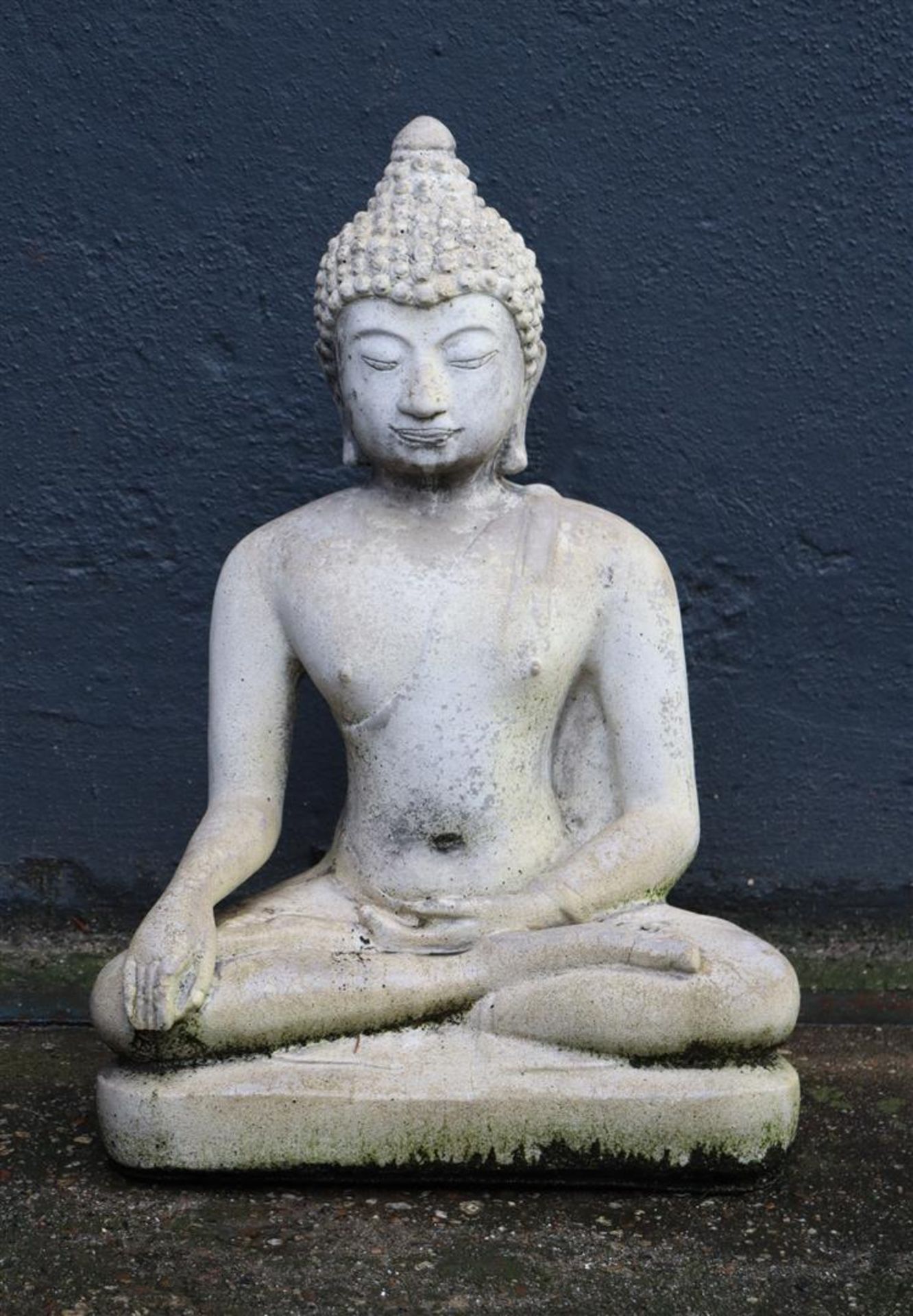 Composite sitting Buddha statue - Image 2 of 2