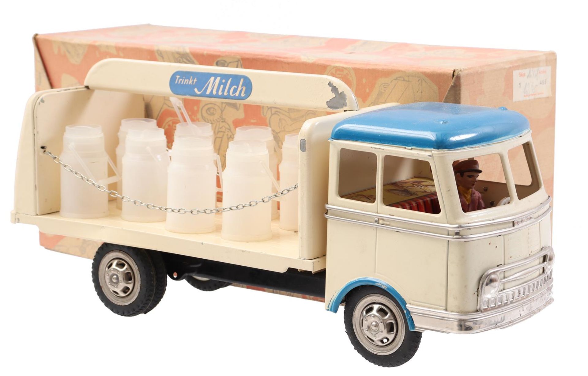 Göso tin milk truck