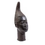 Bronze Benin commemorative head