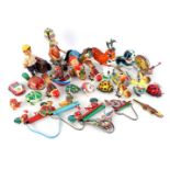 Lot mostly tin toys