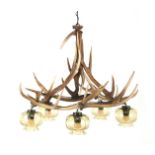 Antlers lamp