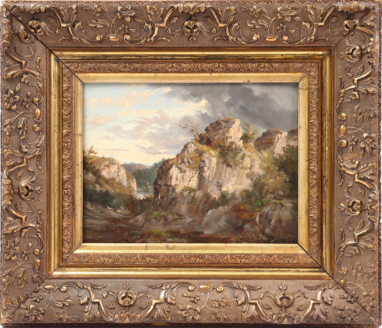 Anonymous, mountain landscape