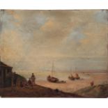 Anonymous, Figures and Fishing Boats