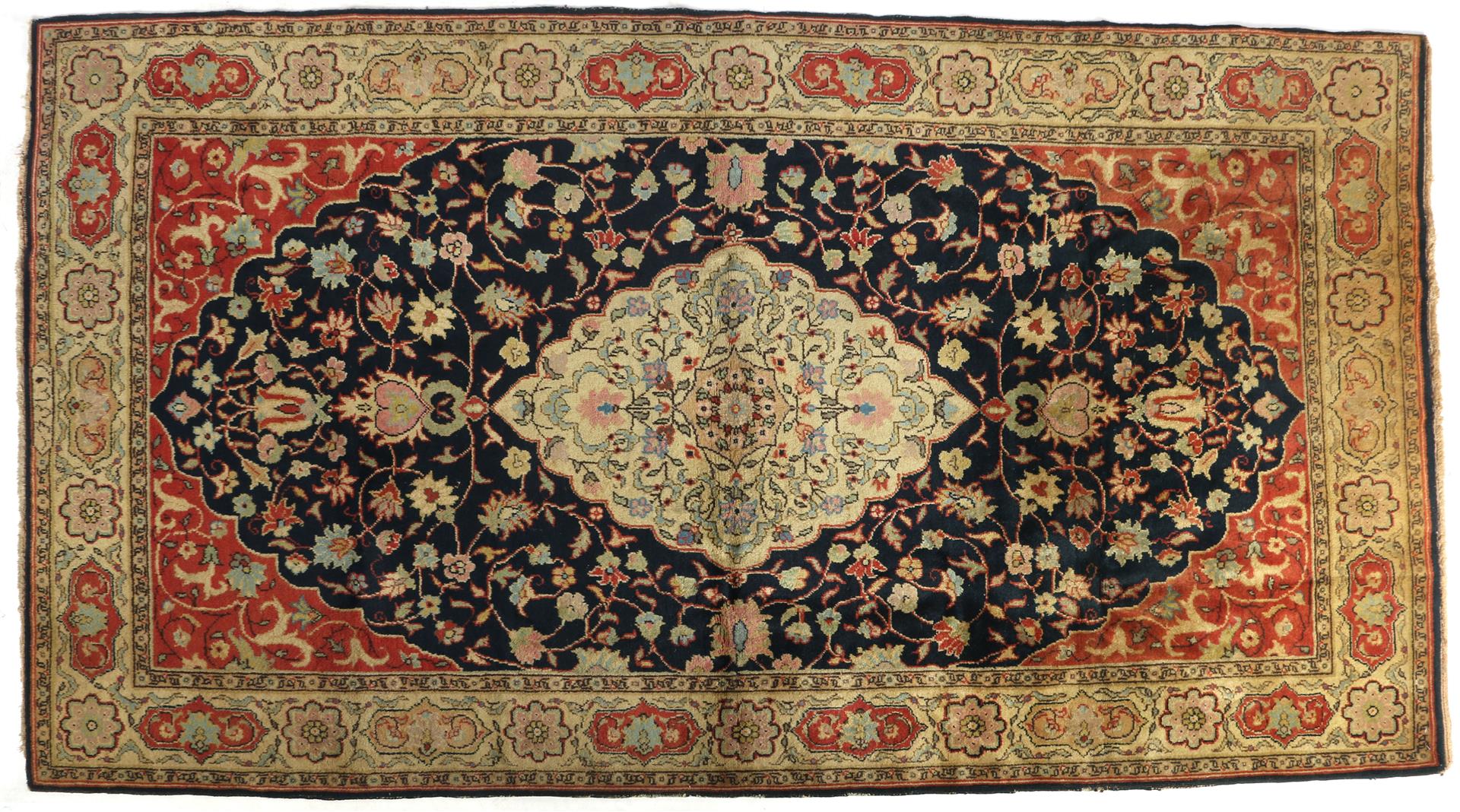 Hand-knotted oriental carpet