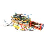 6 tin helicopters and 4 tin airplanes