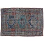 Hand-knotted antique oriental carpet