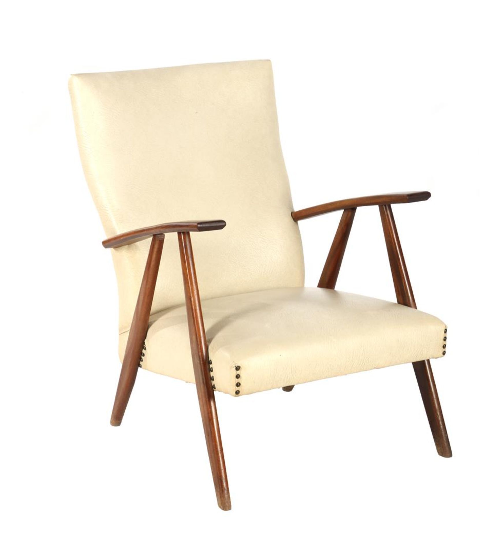 Walnut armchair