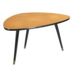 Birch wood kidney table