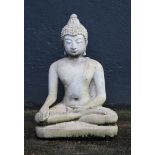 Composite sitting Buddha statue