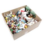 Box various figurines