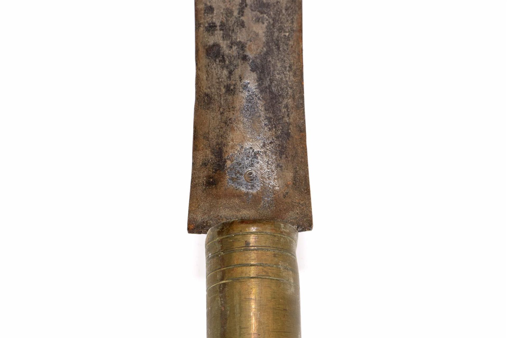 Old wrought iron lance - Image 5 of 5