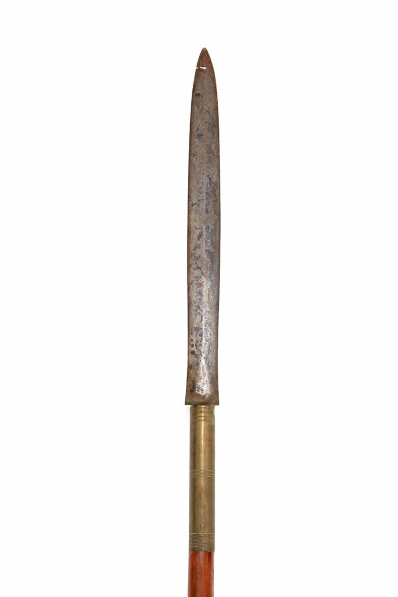 Old wrought iron lance - Image 4 of 5