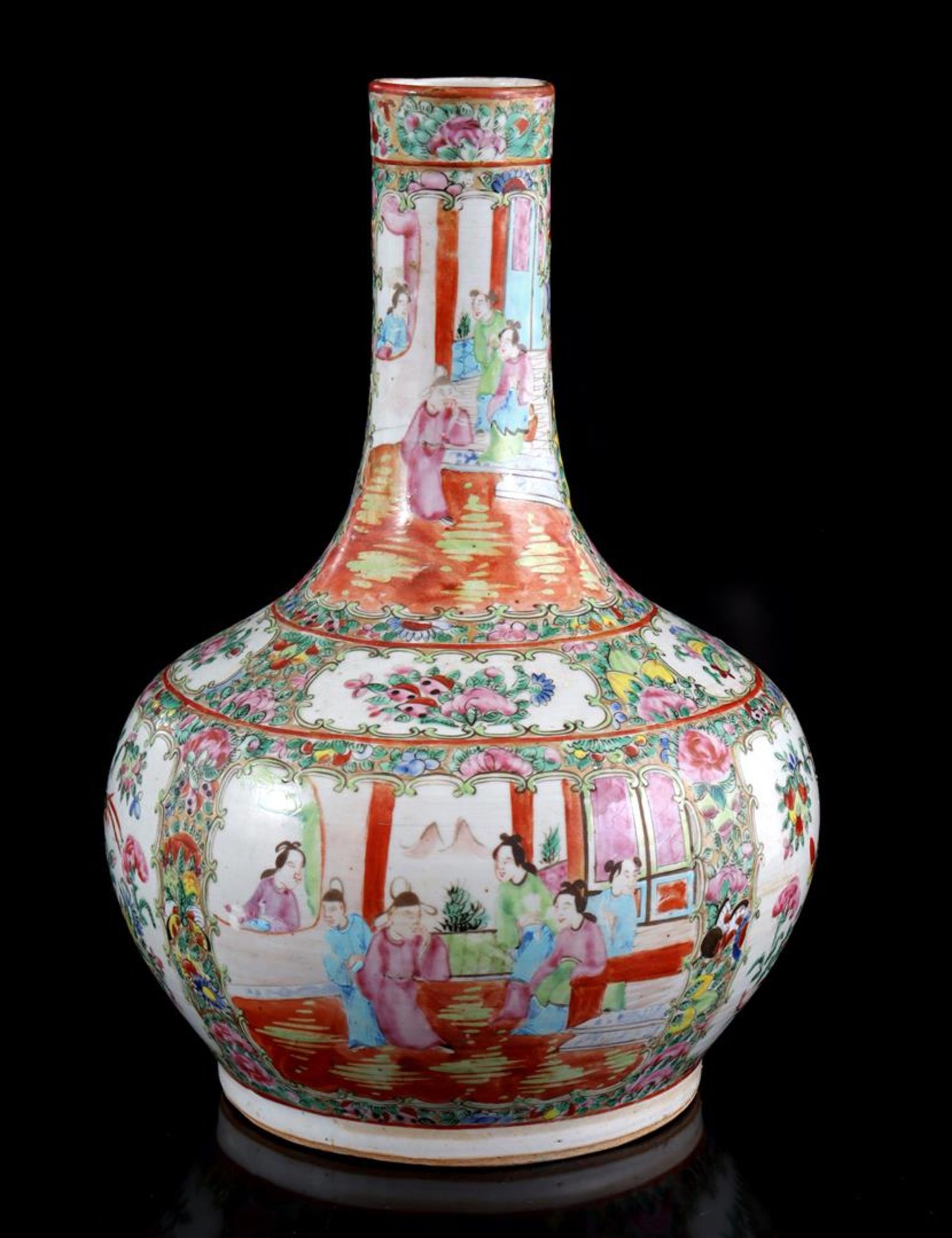 Porcelain Cantonese vase