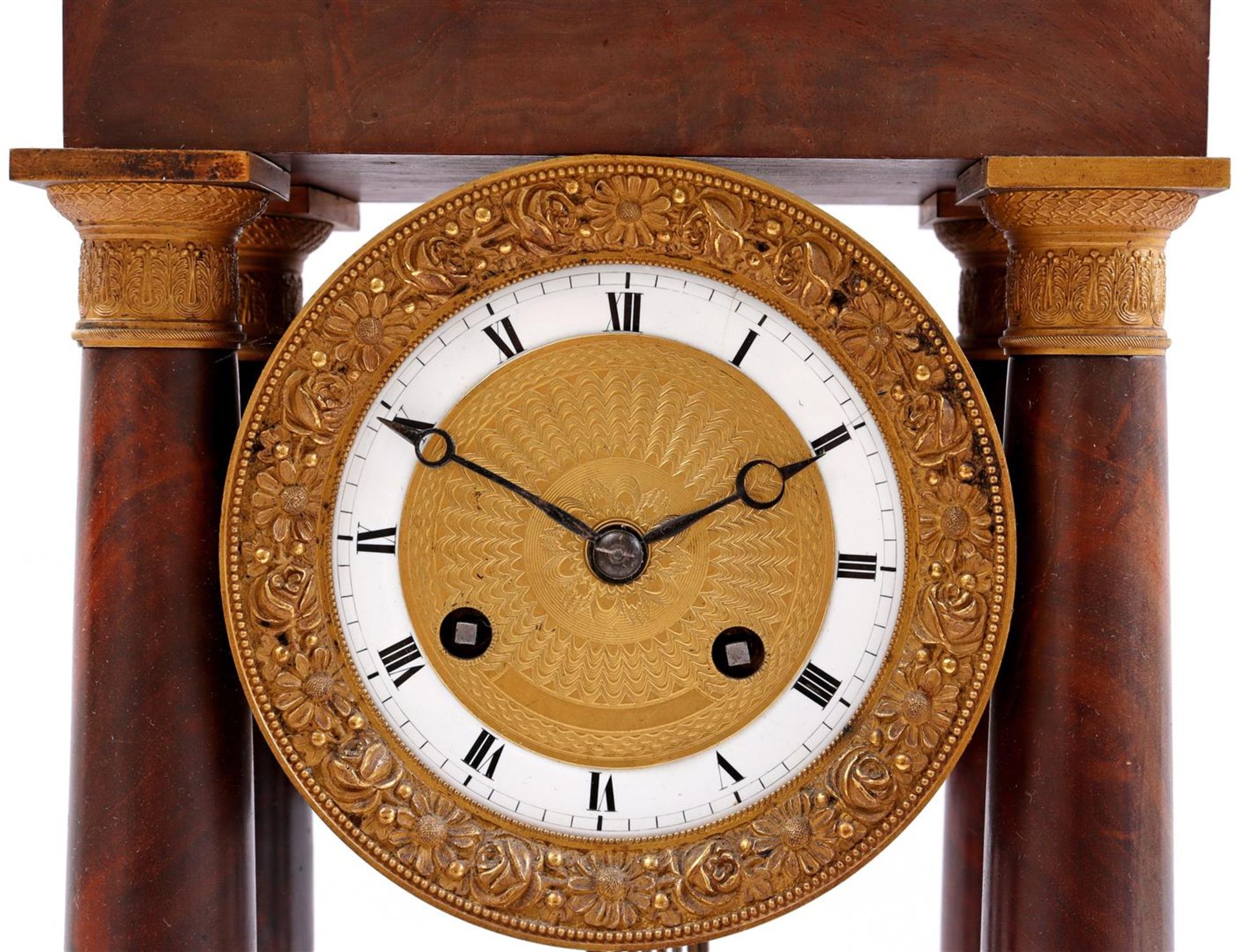 Mahogany column clock - Bild 2 aus 2