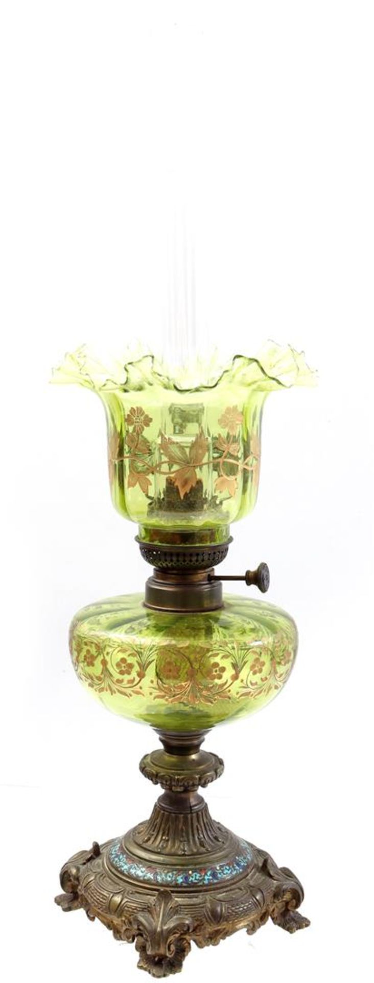 Table oil lamp - Image 2 of 2