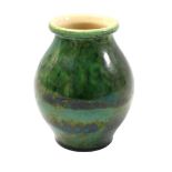 Glazed earthenware vase