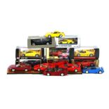 14 scale model cars