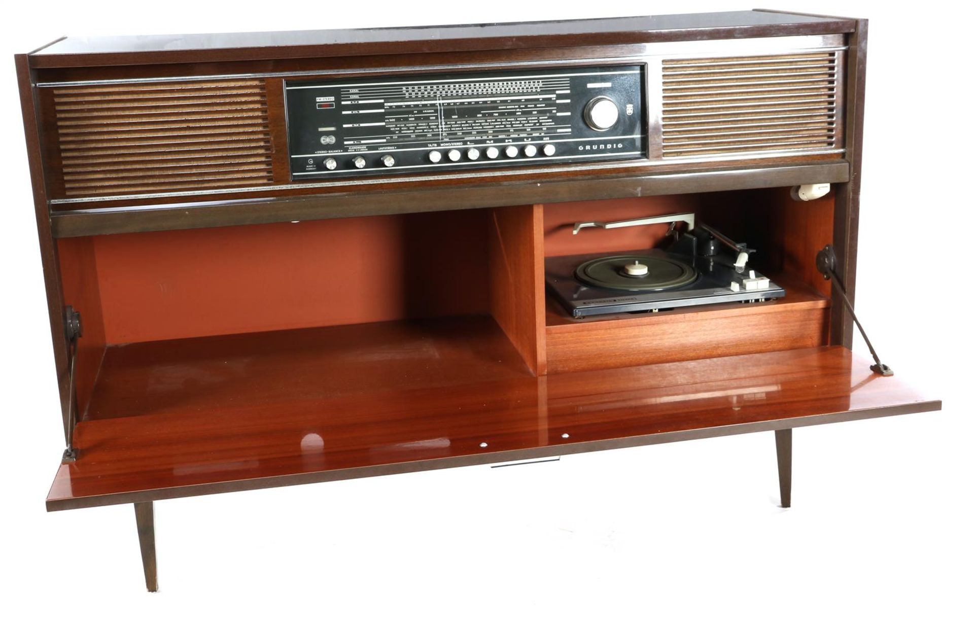 1970s radio cabinet - Image 2 of 2