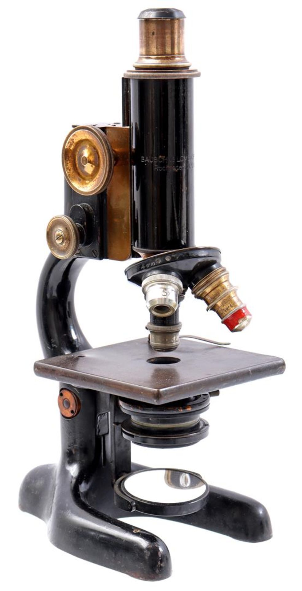 Metal monocular microscope