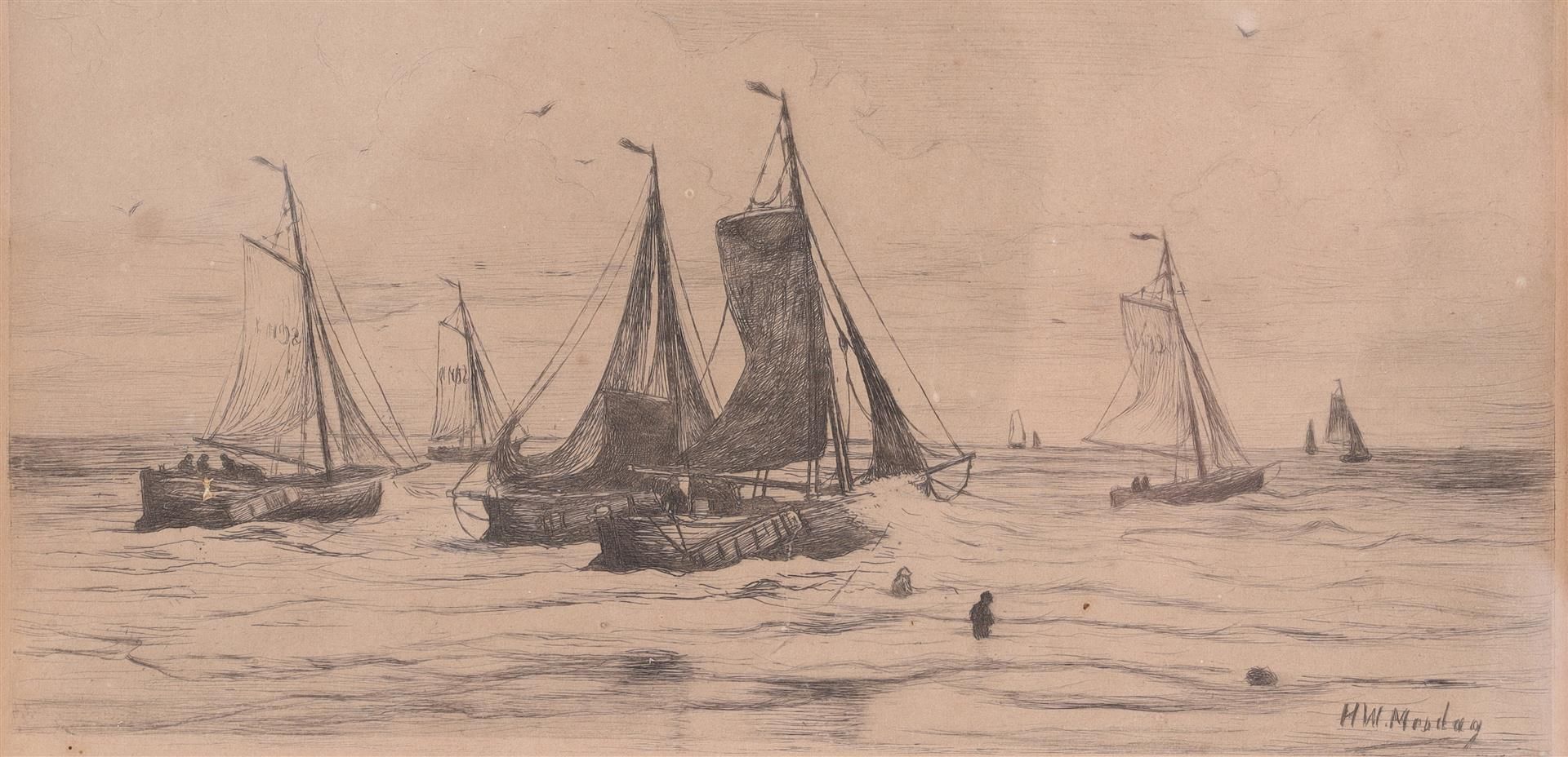 Hendrik Willem Mesdag (1831-1915) - Image 2 of 3