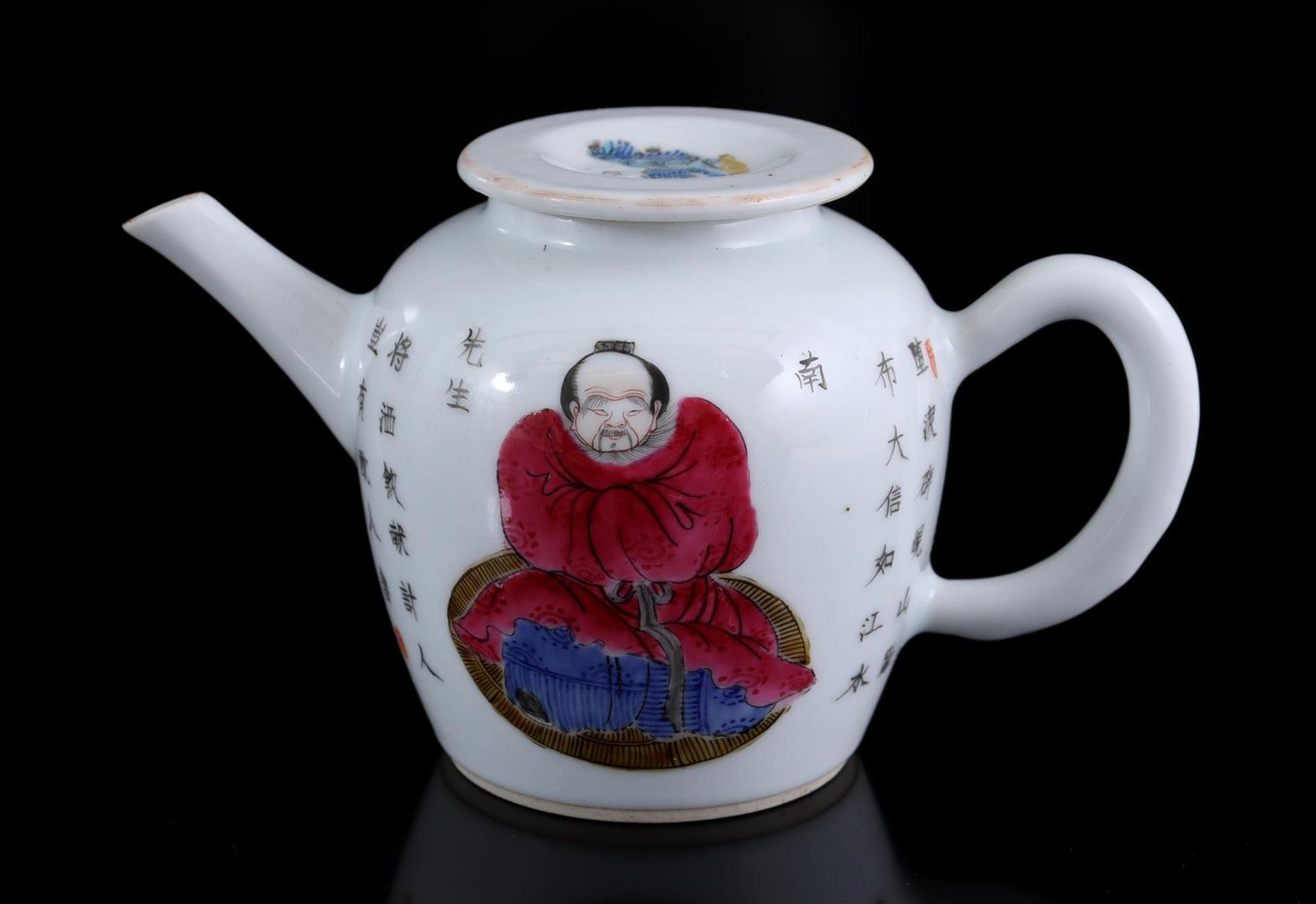 Porcelain teapot - Image 2 of 4