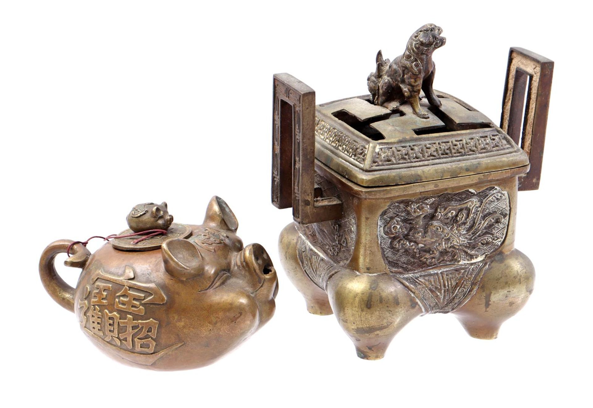 Bronze teapot