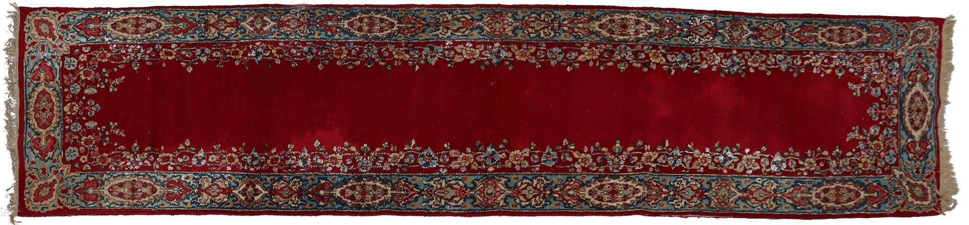 Hand-knotted oriental runner