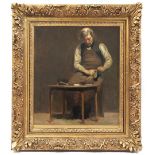 Anonymous, craftsman at a table