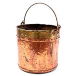 Round copper aker