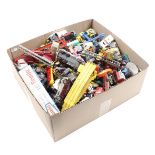 Box with various toy cars
