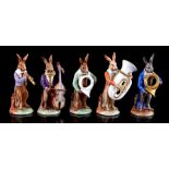 5 porcelain figurines