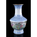 Porcelain baluster vase