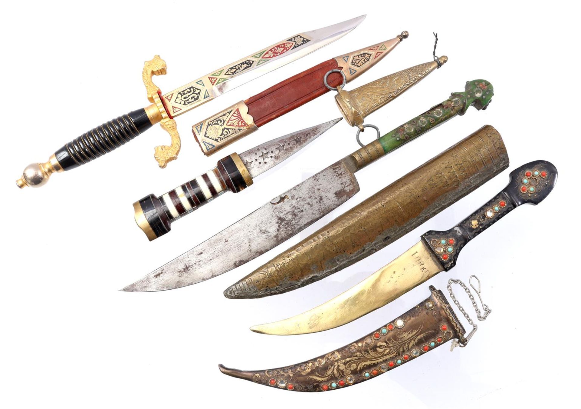 4 Arabian daggers