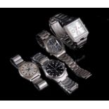 4 Various men's wristwatches
