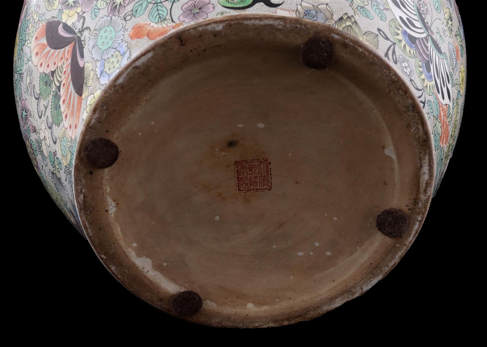 Porcelain fishbowl/flowerpot - Image 3 of 3