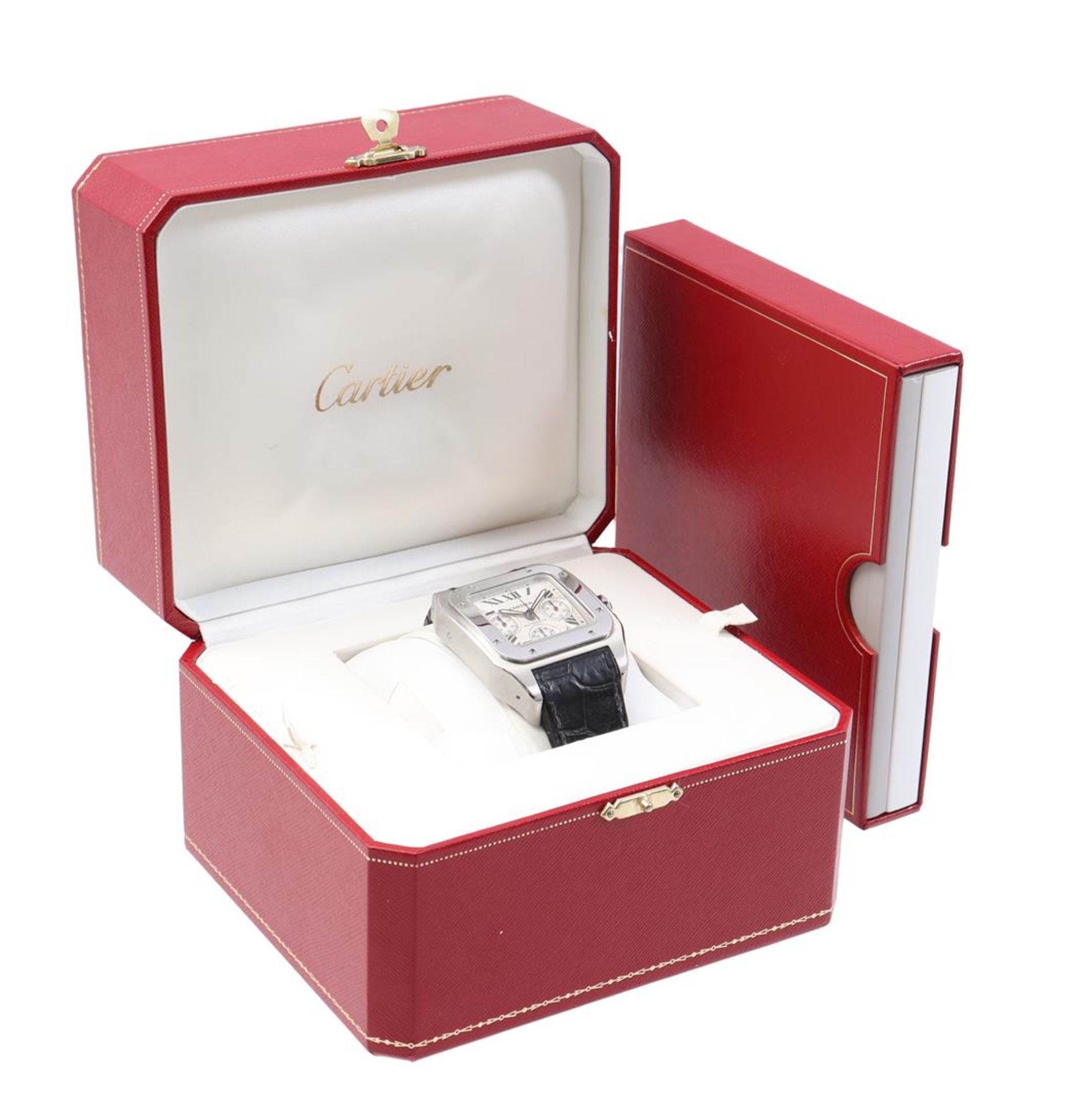 Cartier Santos 100 men's wristwatch - Image 3 of 15