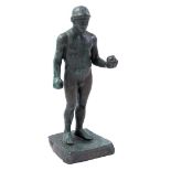 Bronze statue of a figure