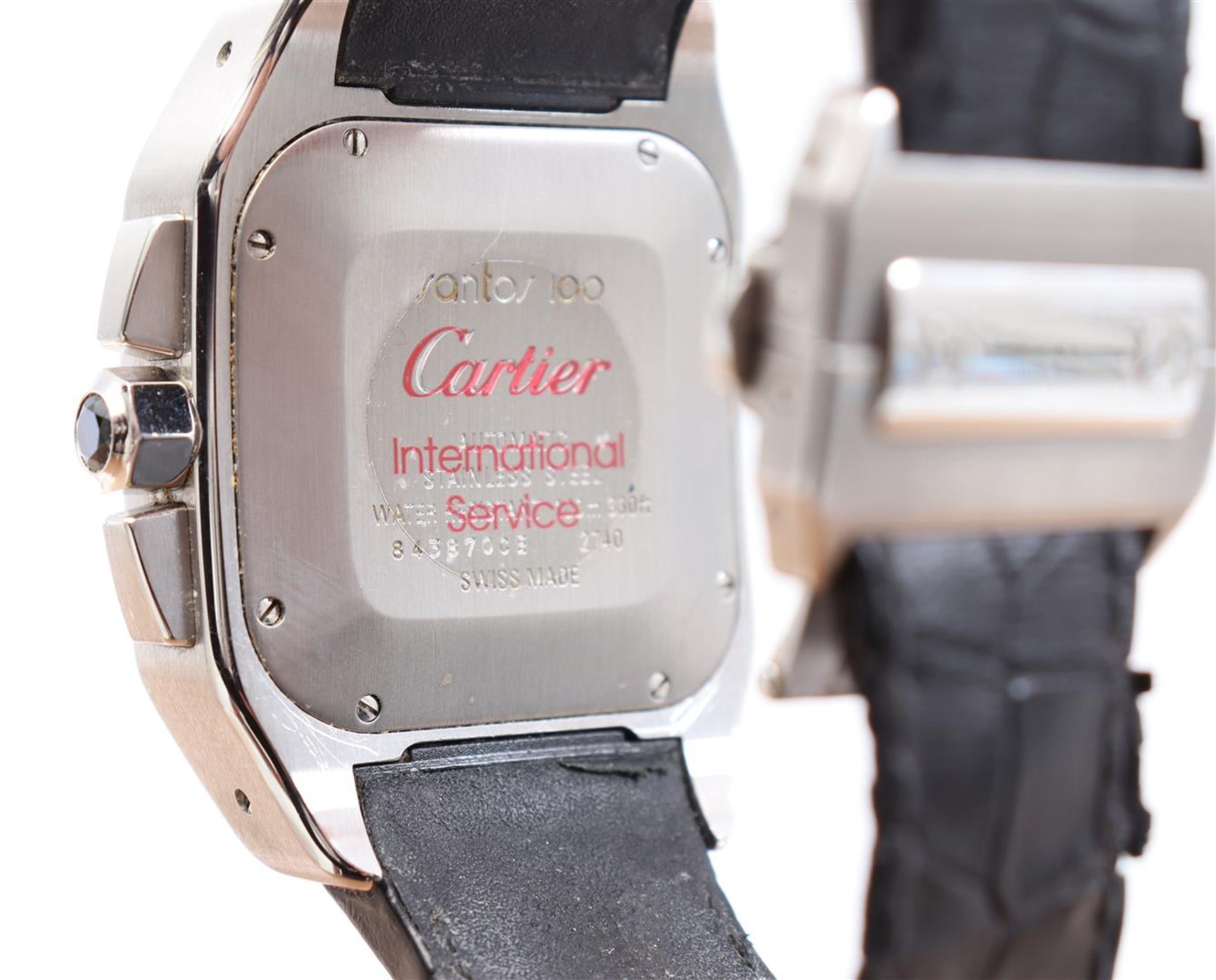 Cartier Santos 100 men's wristwatch - Image 8 of 15