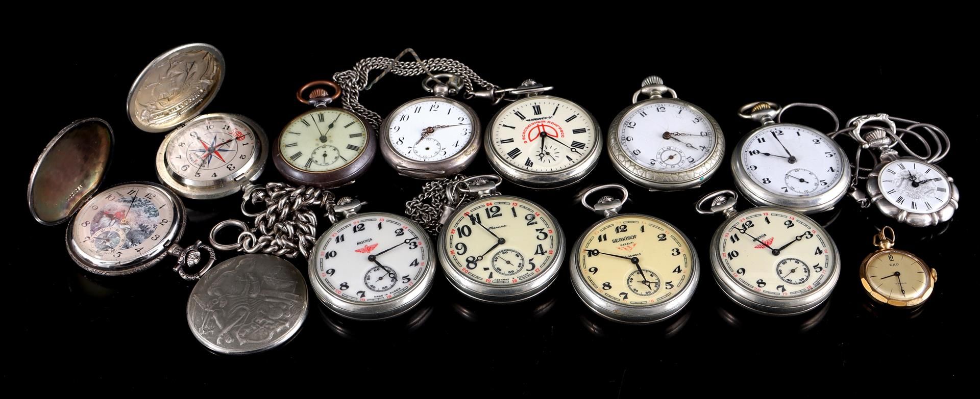 12 men's pocket watches